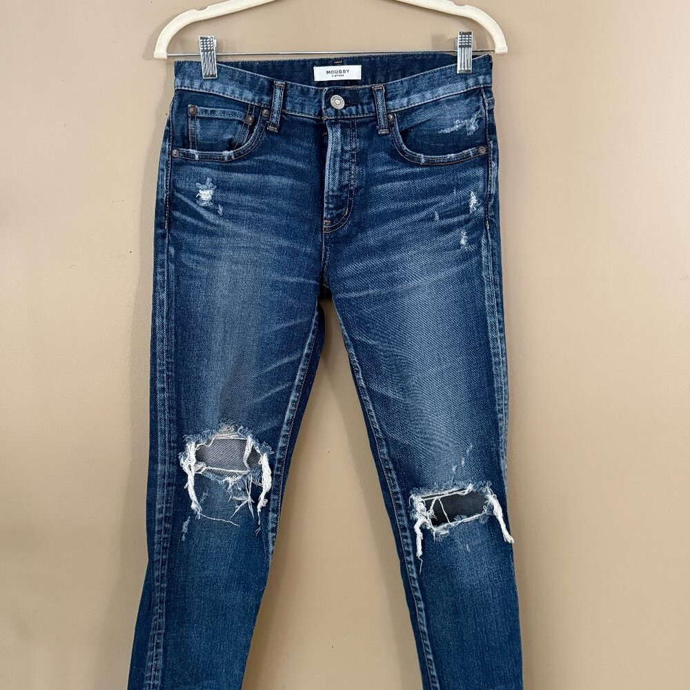 Moussy Vintage  Distressed Jeans Size 27
